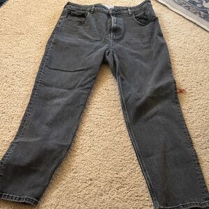 Everlane Women's Gray/Black Relaxed Jeans